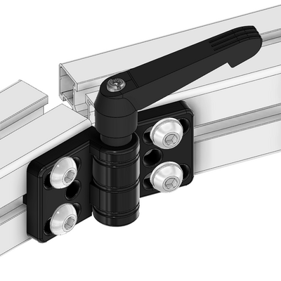 51-020-1 MODULAR SOLUTIONS DIE CAST ZINC HINGE<br>45 BUTT W/HARDWARE